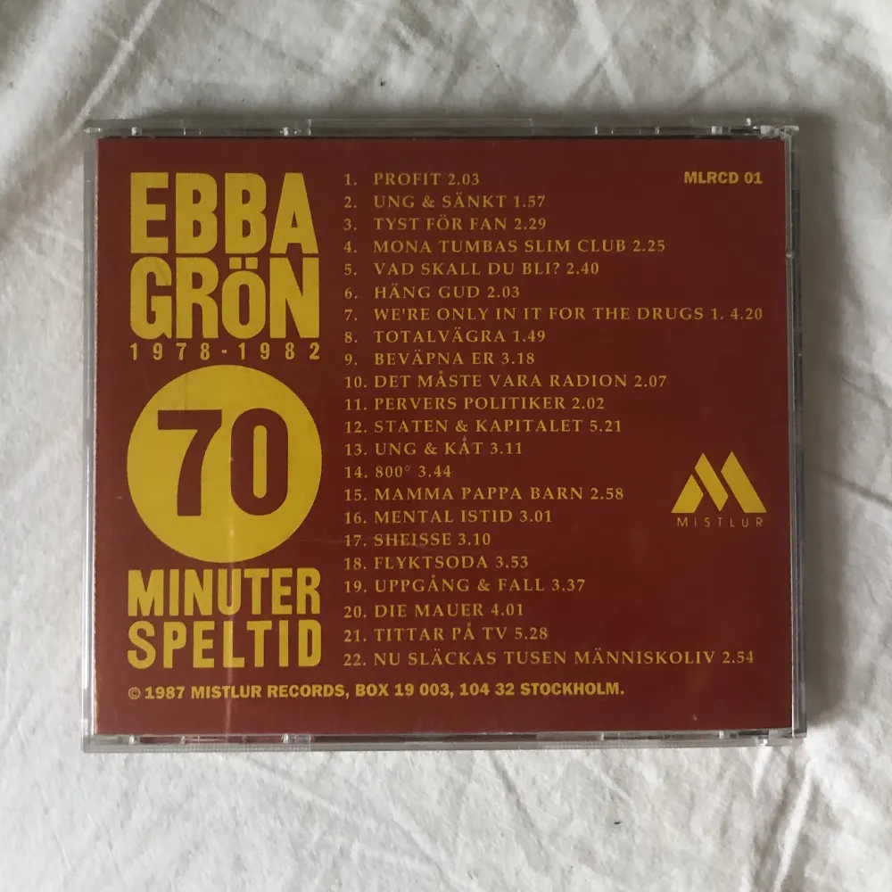 Ebba grön cd skiva i använt men bra skick!. Övrigt.