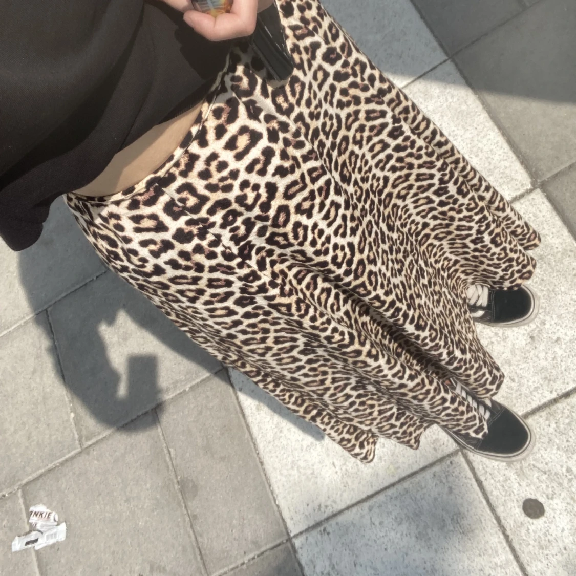 Leopard kjol