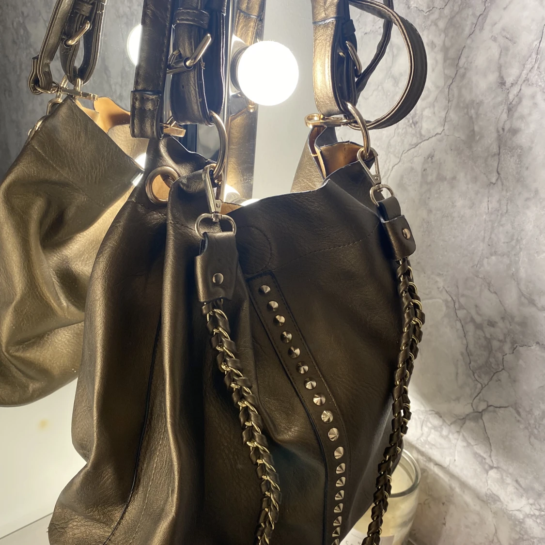 Brun handväska  - 90