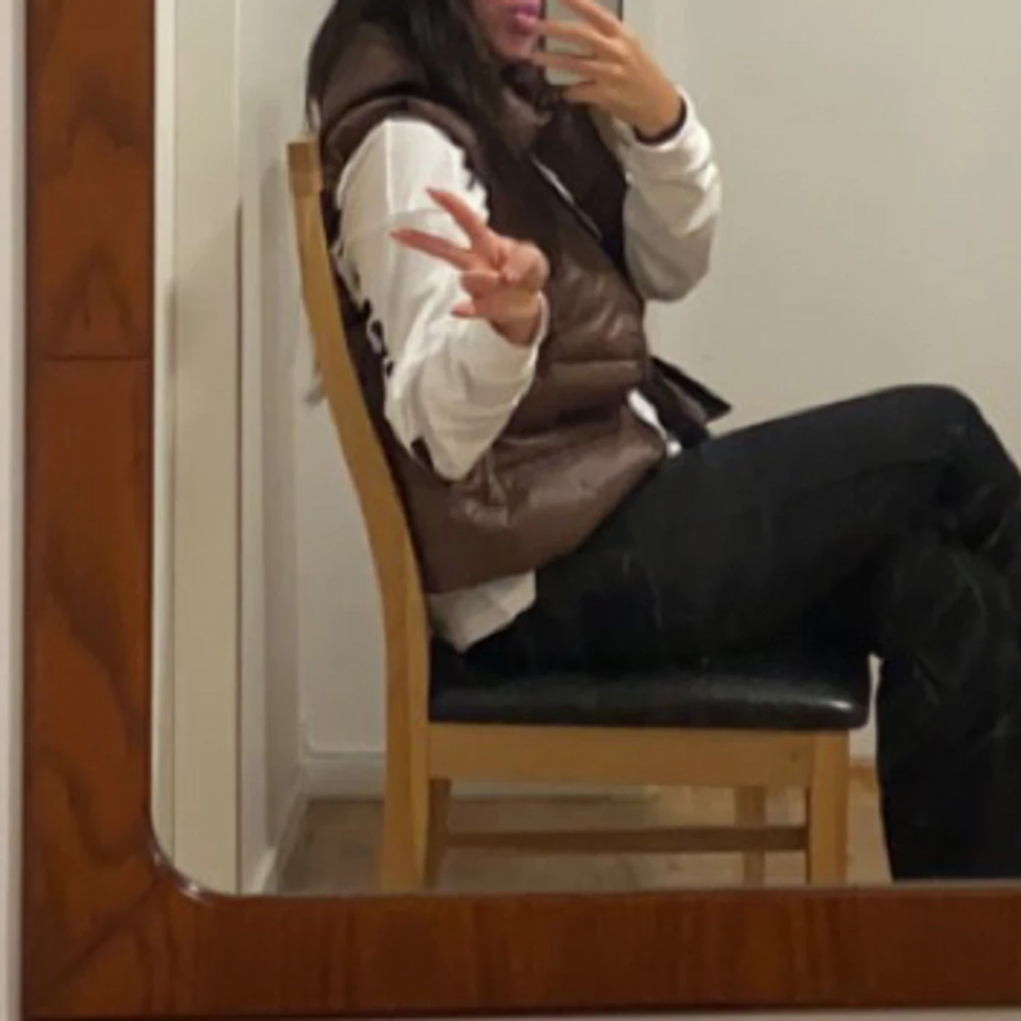 Brun väst i strl XS - 91