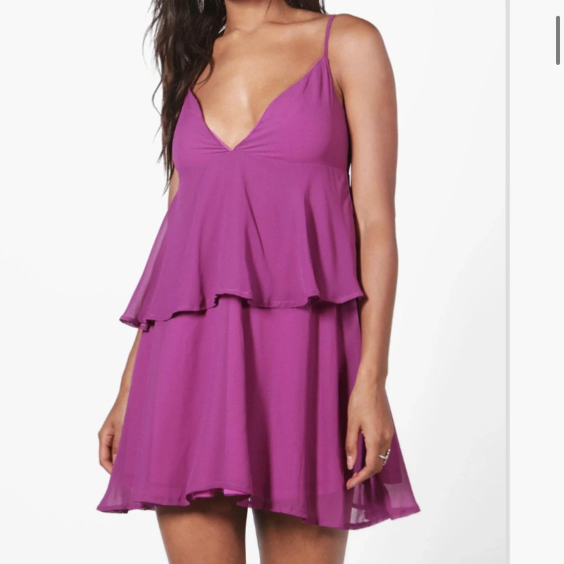 Lila klänning i strl 36