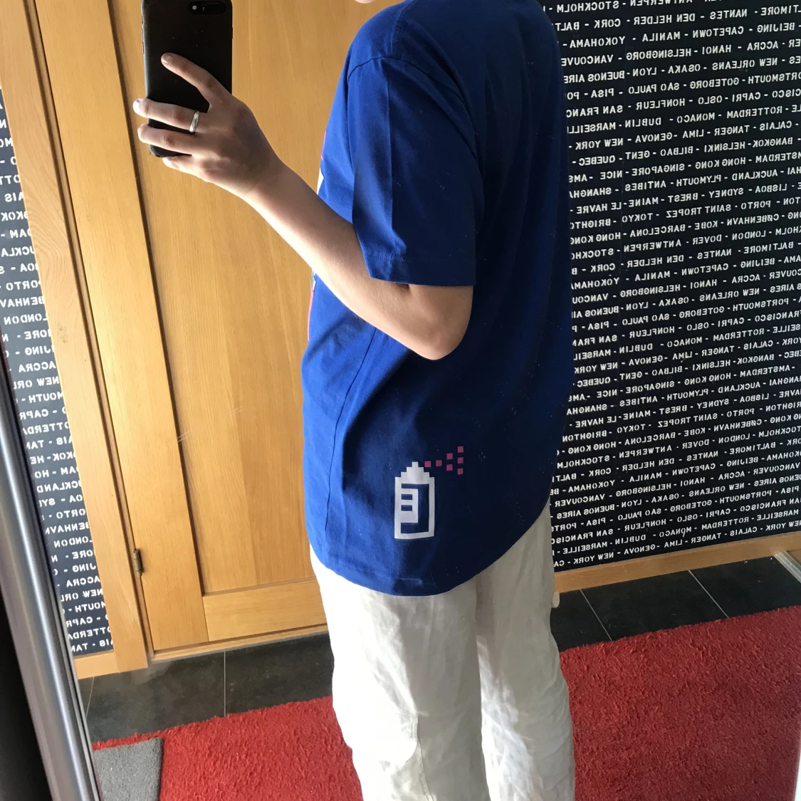 Mörkblå DEVÁSTATES t-shirt - 91