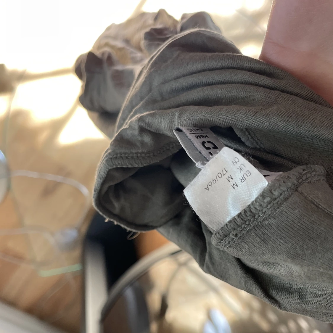 grön tunn turtleneck  - 90