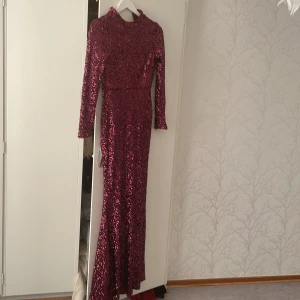 Paljett klänning  - Säljer en jätte fin klänning att kunna bära under ett bröllop eller annat festandes, sjukt fin och köpte för 2699 och tar och säljer den då den var menat till engångsanvänding. 