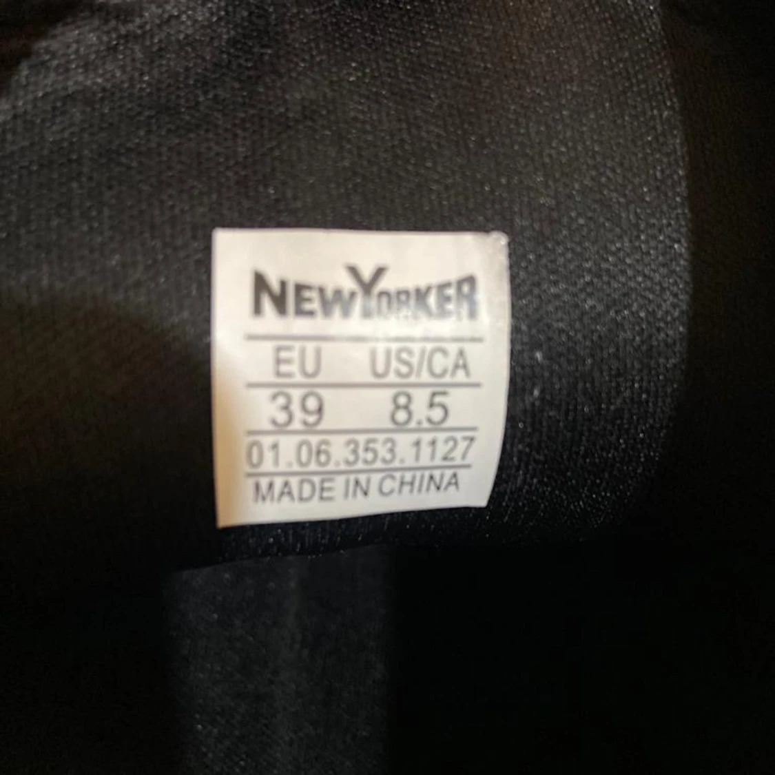 Svarta HögaBoots  - 91