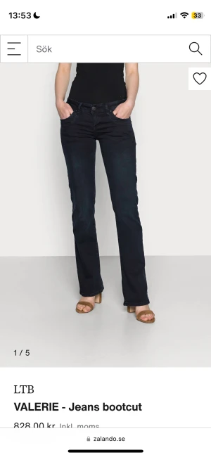 Ltb jeans - Säljer nu ett par lågmidjade ltb jeans pågrund av att de var förstora, köpta på plick men nyskick