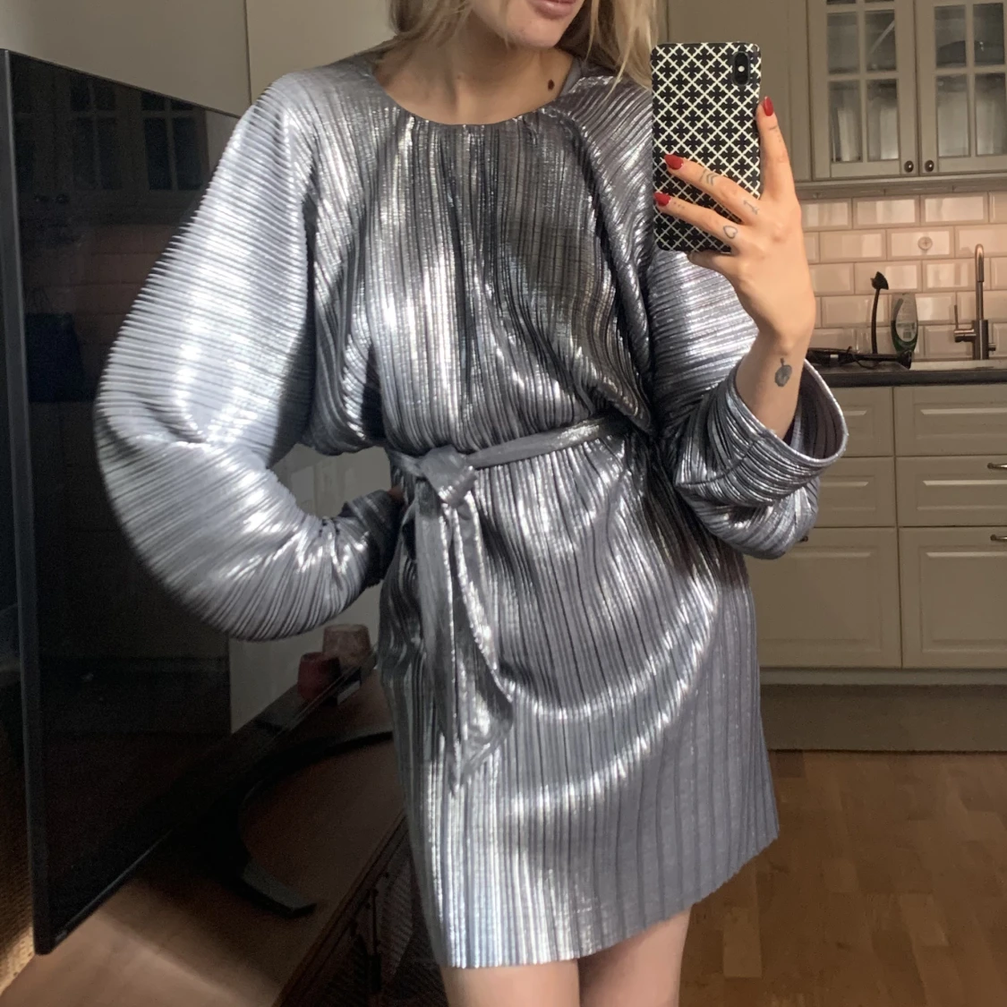 Adoore metallic statement dress 