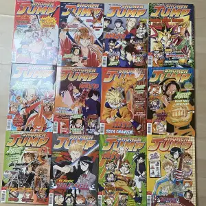 Säljer min collection av shonenjump tidningar! Styckpris:50kr/st Paketpris:600+2 manga mania tidningar på köpet💞 (alla tidningar är på svenska) SKICK ENLIGT BILDER!  För mer info skriv priv^^