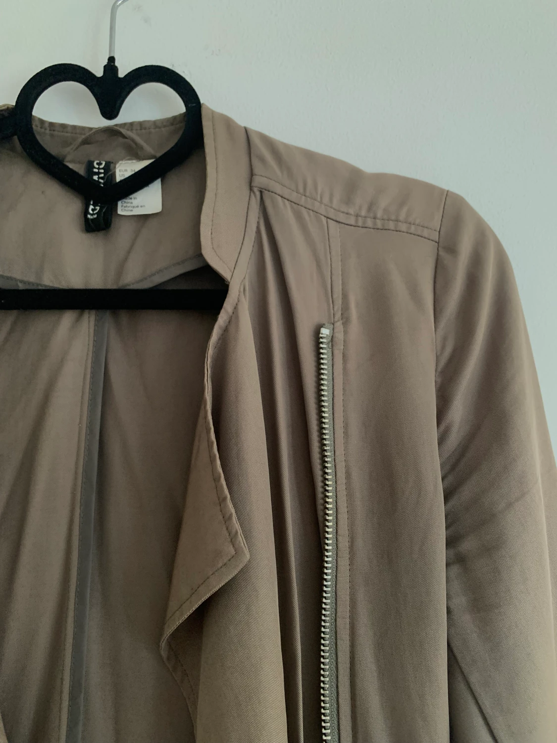 Olivgrön vårkappa (34 / XS) - 90