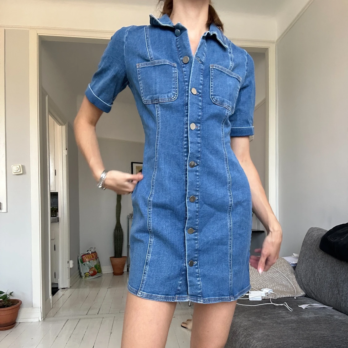 Jeansklänning från zara - 91