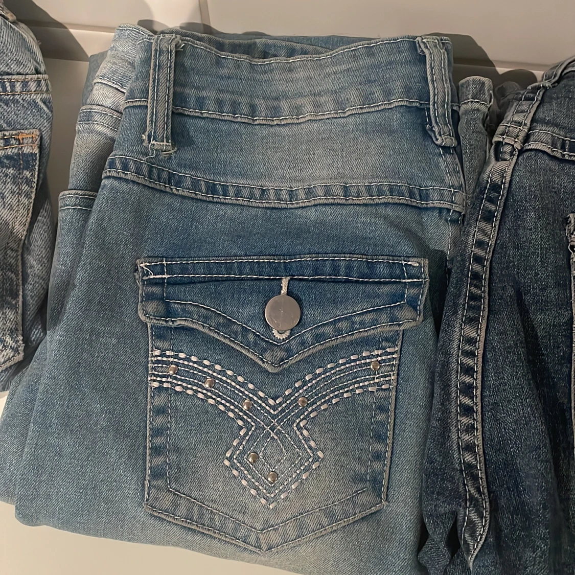 Låg/mid waist bootcut - 91