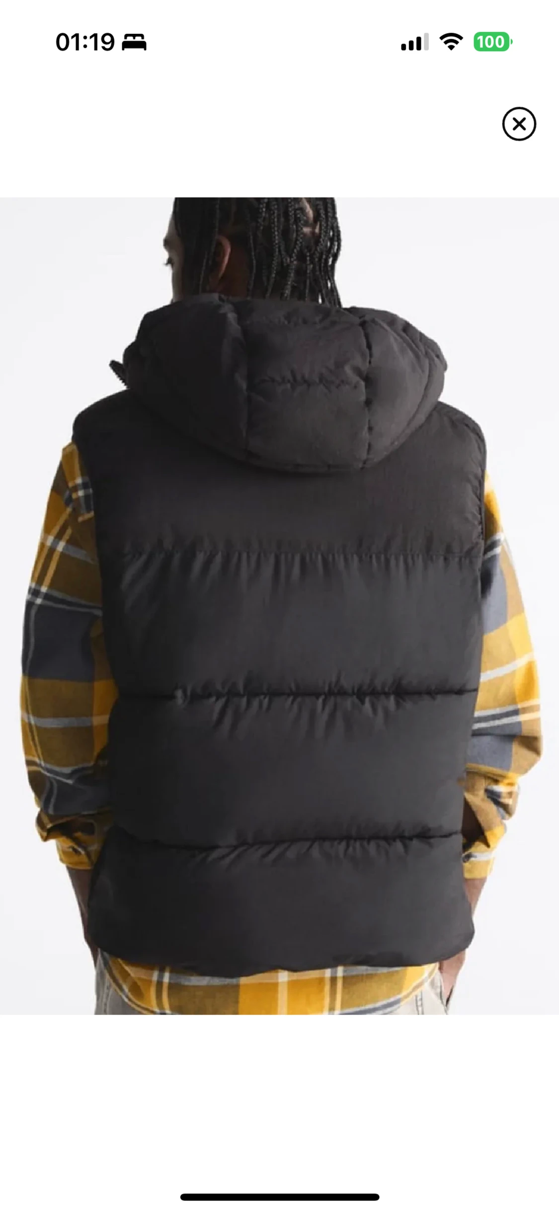 Svart pufferväst - 91