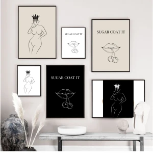 Posters - CROWN ME - Finns i beige, svart & vit 🤎 SUGAR COAT IT - Finns i beige, svart & vit 🤎  Se prislista för mått & pris 