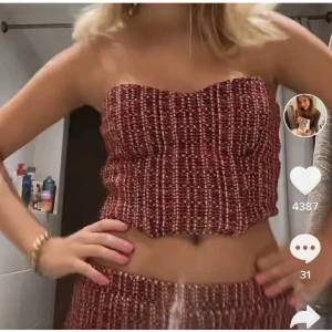 Korsett topp  - Säljer min oandvända korsett topp från zara.❣️Den har inga tecken på andväning.(lånade bilder)