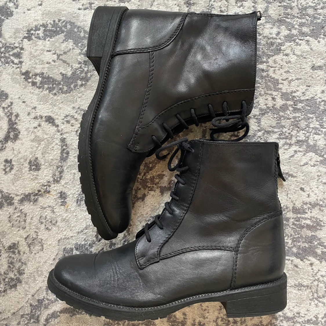 Kängor äkta läder 