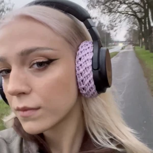 Crochet headphone covers  - Light purple crochet headphone covers🤍 a comfortable and cute detail for your crusty headphones, or for crust prevention🫶🏼 size fits all