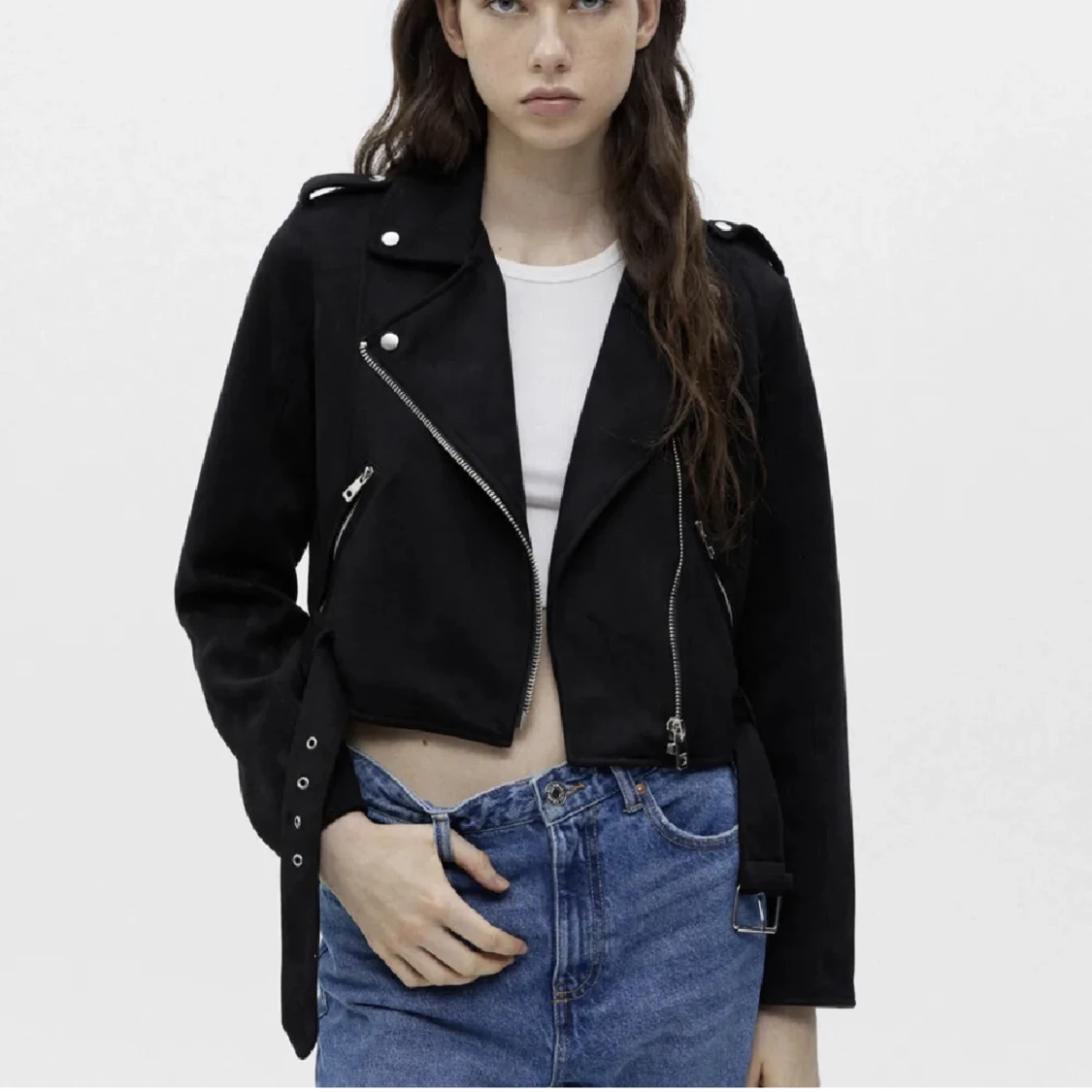 Svart vår jacka mocka