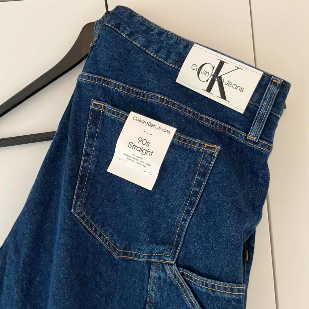 Blå Calvin Klein 90s denim