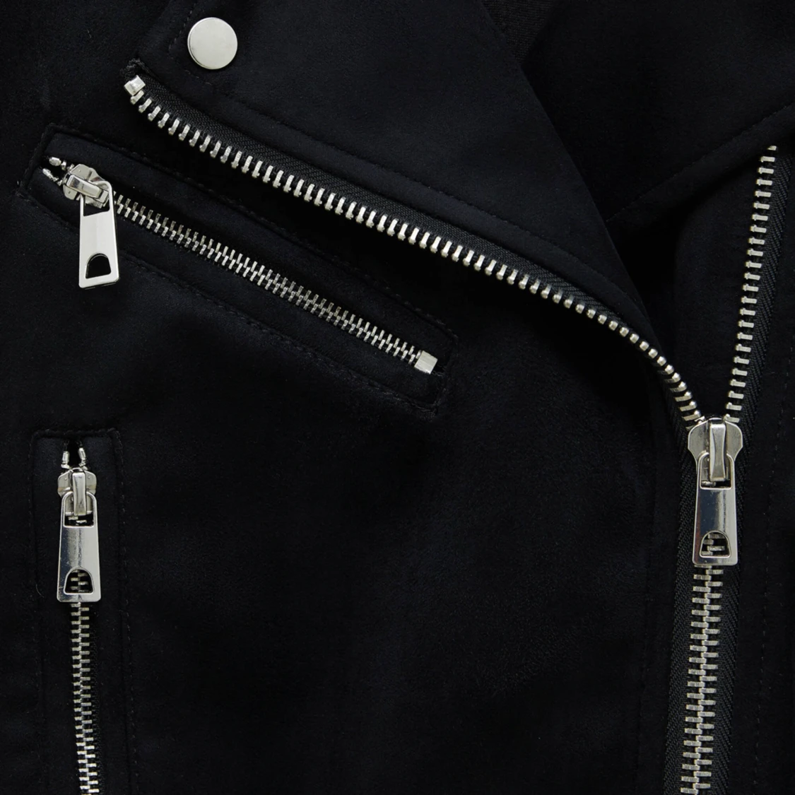 Pull & Bear mocka jacka i konstläder - 90