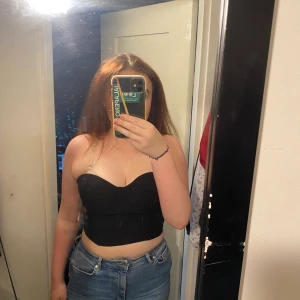 tubtopp  - en jättefin svart topp jag aldrig har använt finns tillomed lapp kvar på den. Den kommer dessutom från Nelly. Tycker den är lite för stor för mig och jag har kupa b/c 🩵