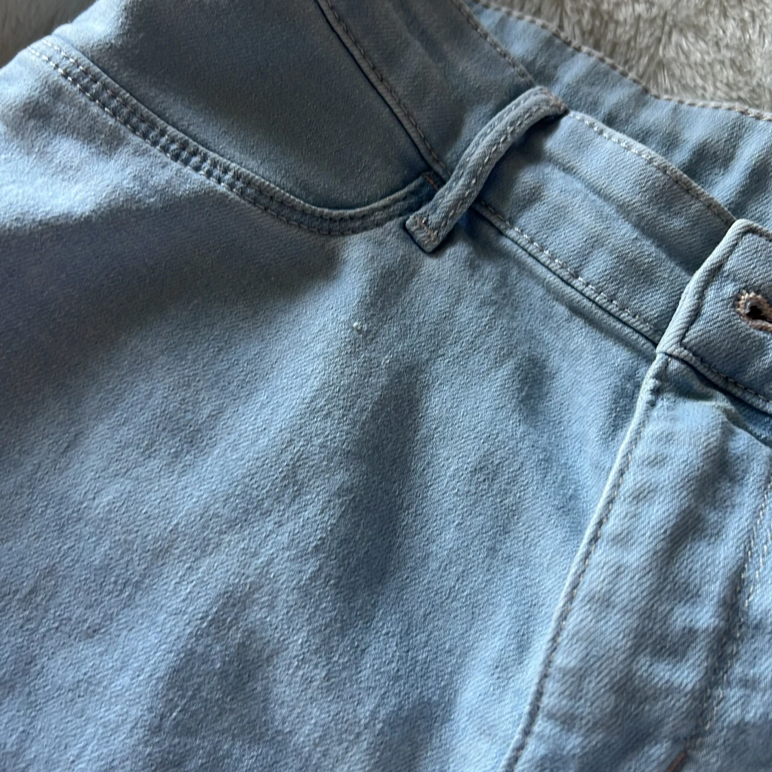 Ljus blå jeans shorts - 91