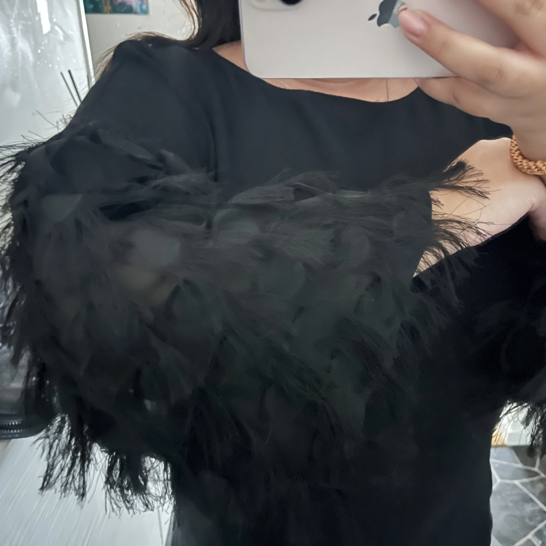 Tröja med fjädrar - 90