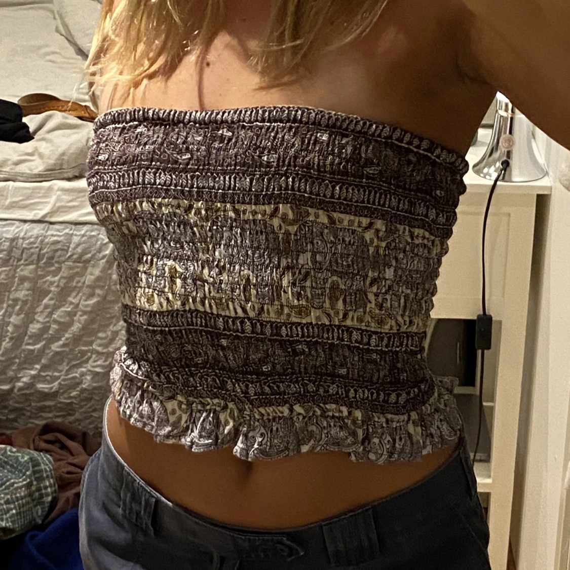 Axelbandlös topp - 90