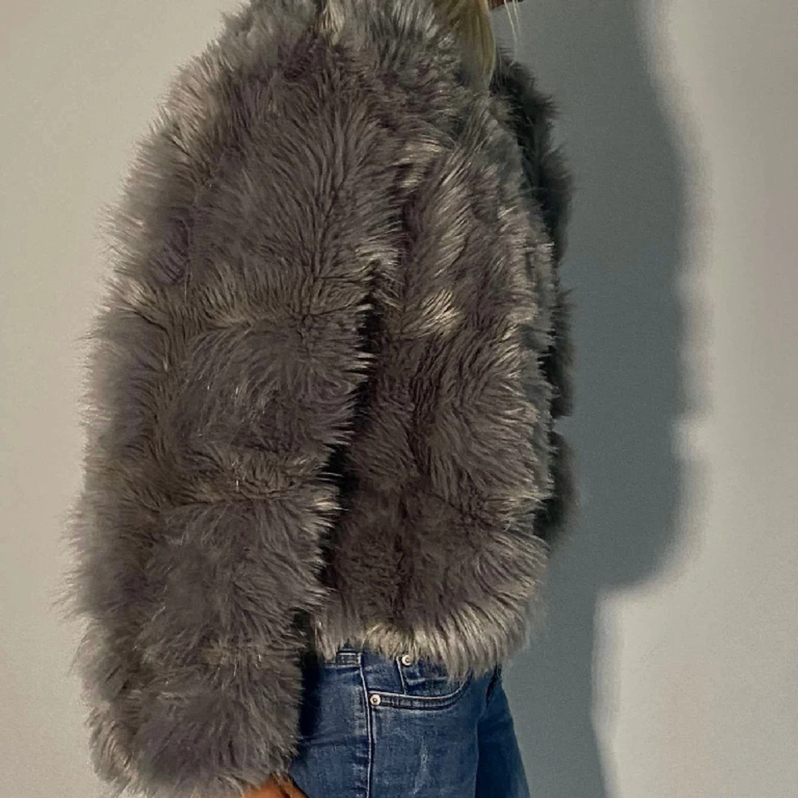 # 02 Cherry Koko Pälsjacka🩶  - 90