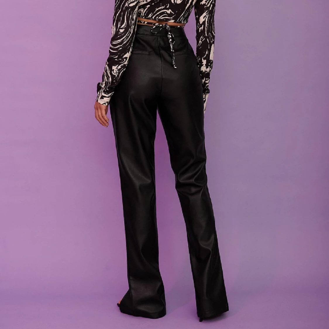 Skinbyxor Slits Svart - 90