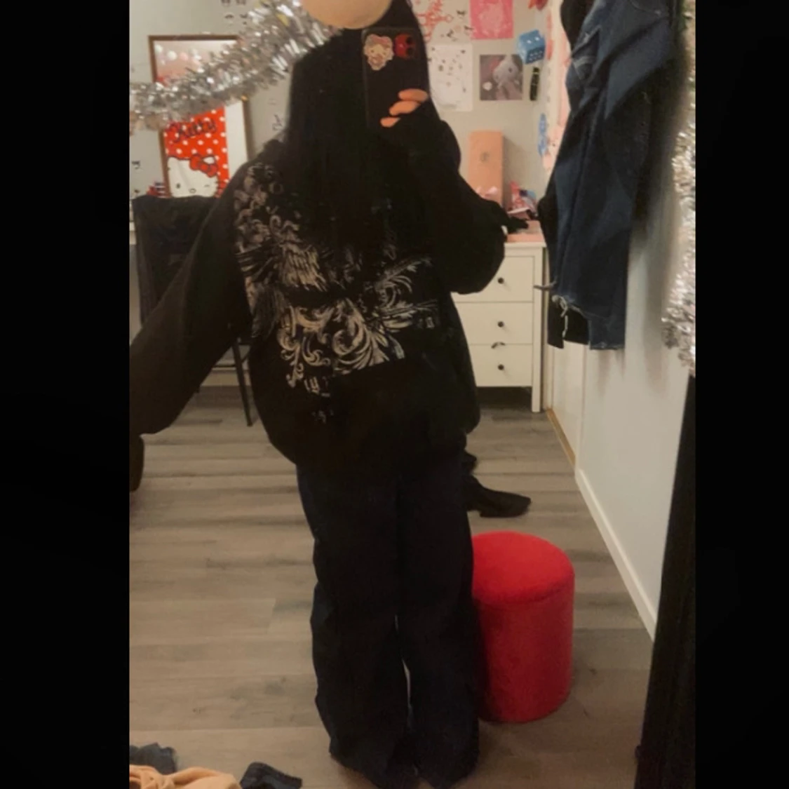 Y2k zip upp hoodie  - 91