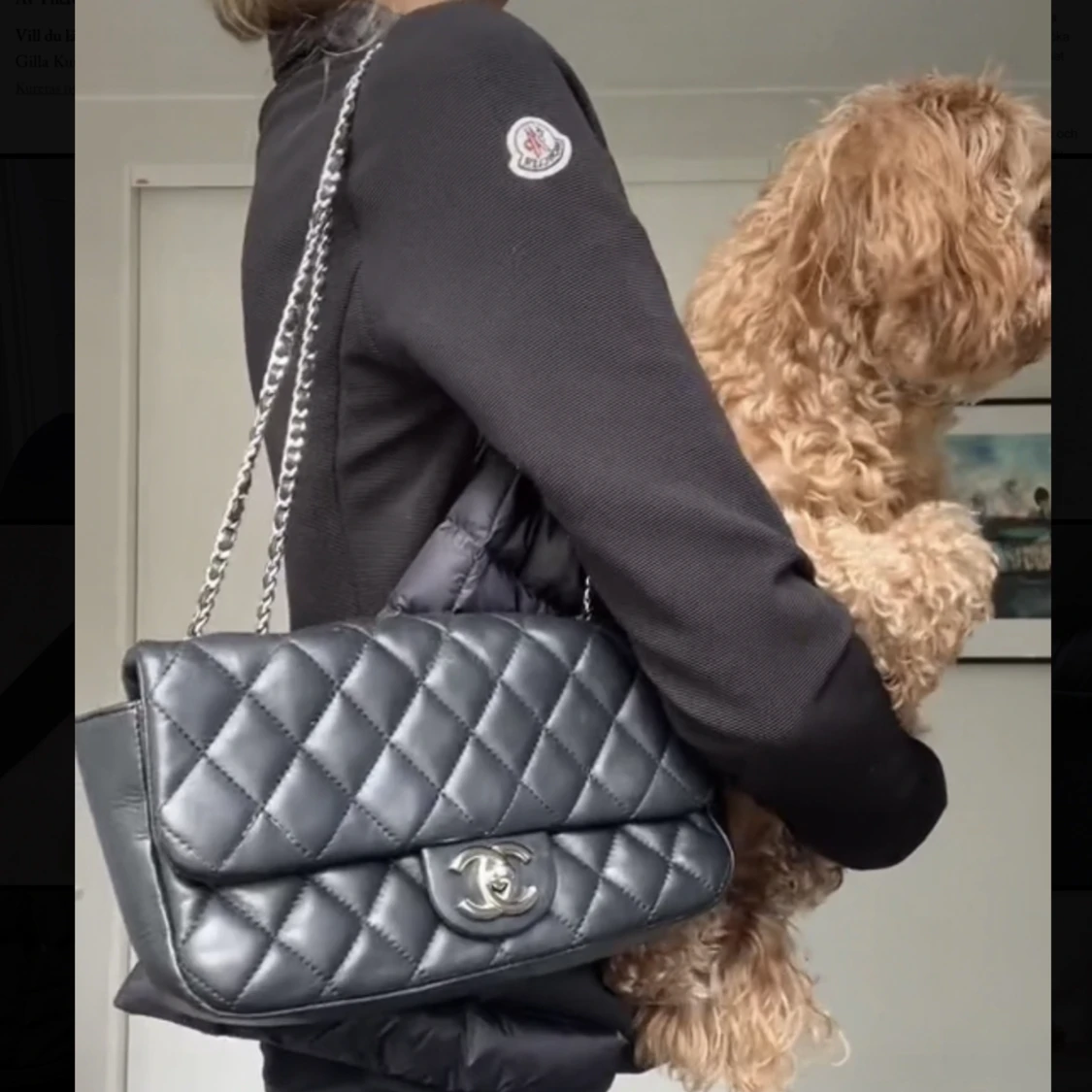 Moncler jacka svart - 90