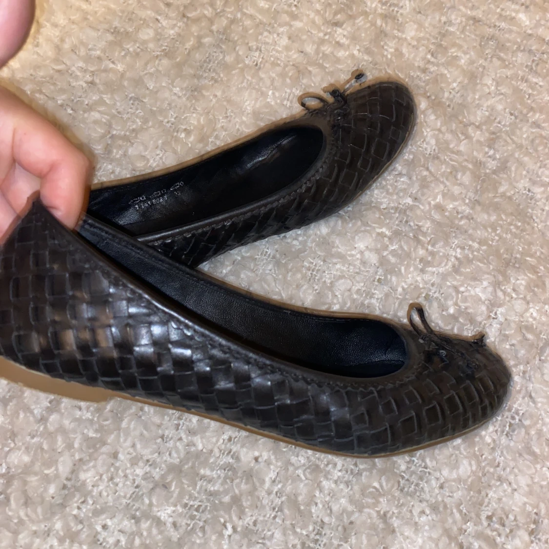 Svarta ballerina skor  - 91