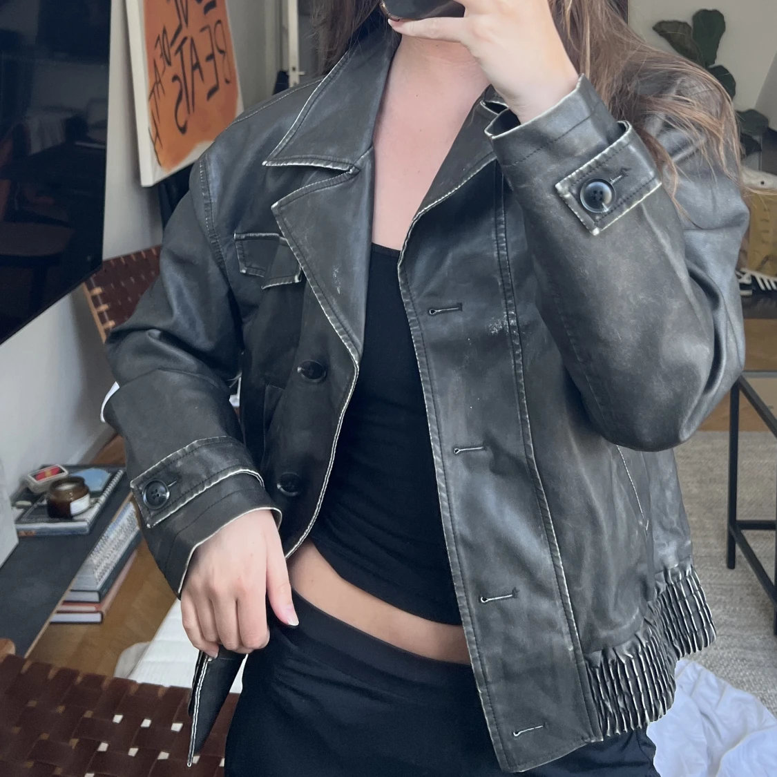 Läderjacka / skinnjacka - 91