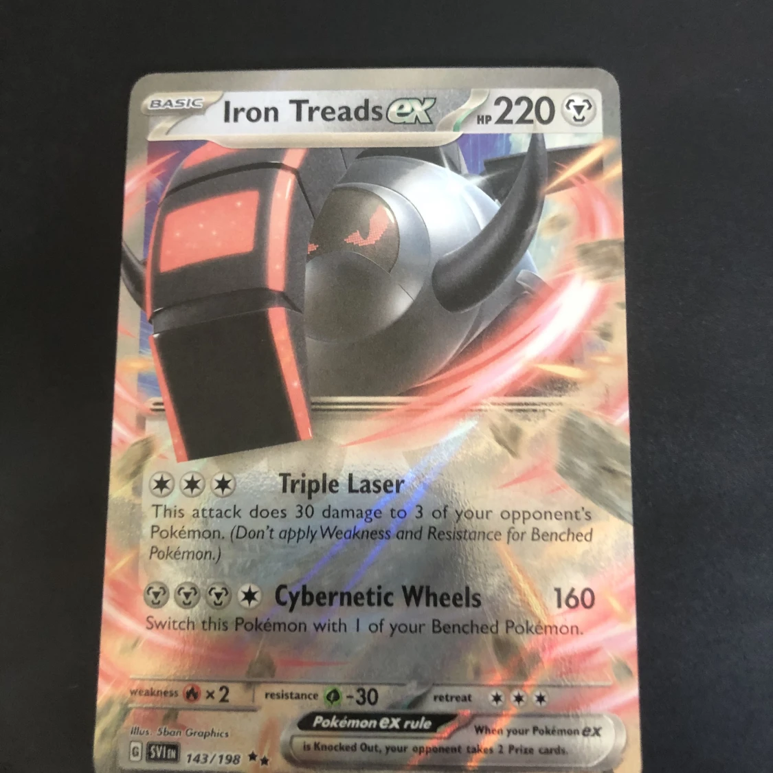 Pokémon Iron Treads kort