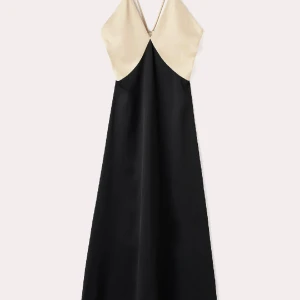 Toteme dress - Draped twill cami dress black Size: 36 Chest: 85 Waist: 87 Seat: 104,5 Bottom width: 180,5 Used one evening. Dry cleaned.