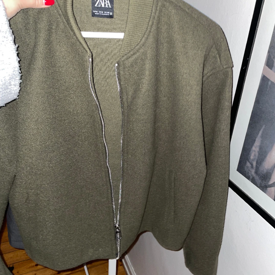 Grön bomberjacka - 90