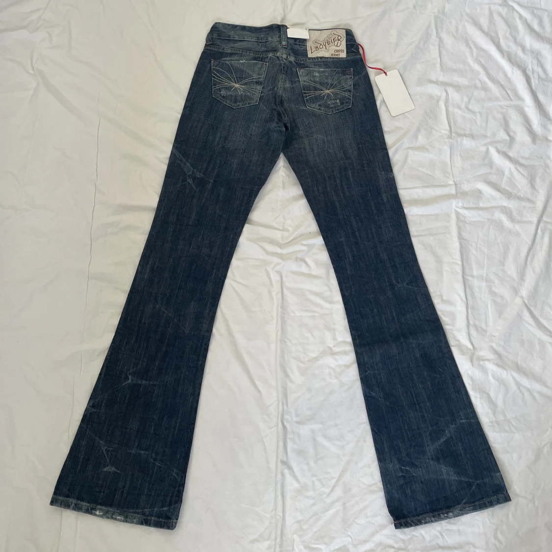 lågmidjade jeans  - 90