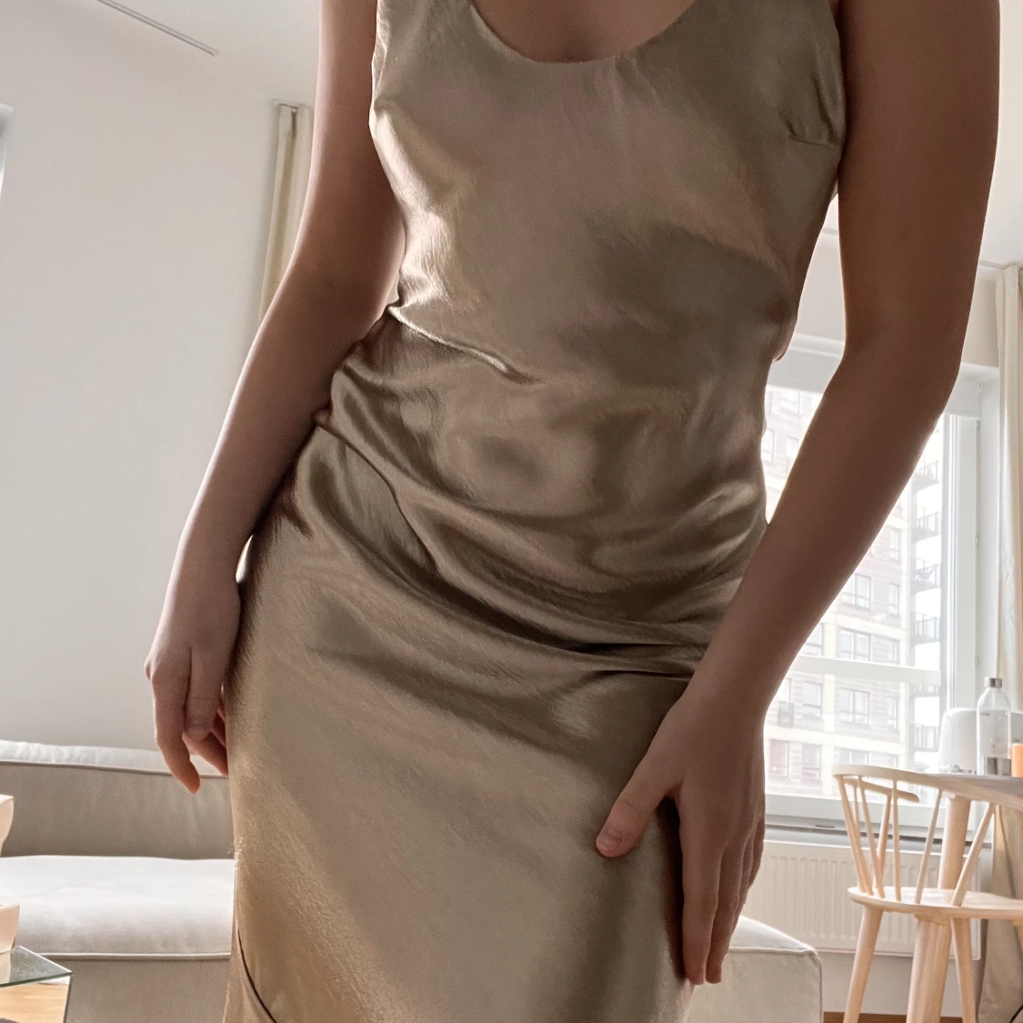 Balklänning guld - 90