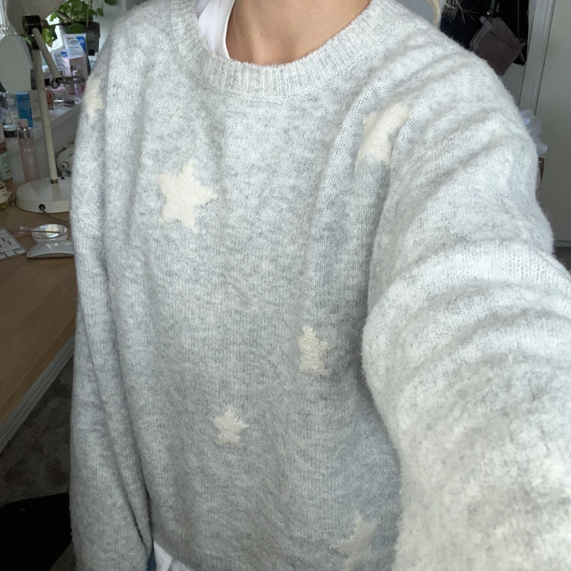 Stickad tröja