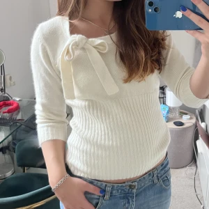 Stickad topp!  - Snygg stickad topp i angora blandning❤️❤️