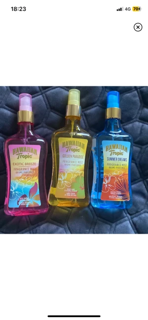 3 st Hawaiian tropic body mists - Säljer dessa tre för 159kr! Helt oöppnade! 250 ml