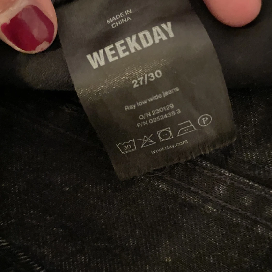 Lågmidjade weekday jeans  - 91