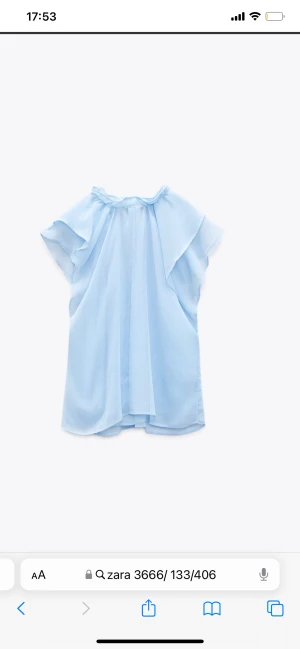 Zara blus  - Super fin zara blus som aldrig är använd, säljer för att jag har en likadan! Storlek Xs men passar även S!💓🙌🏼✨