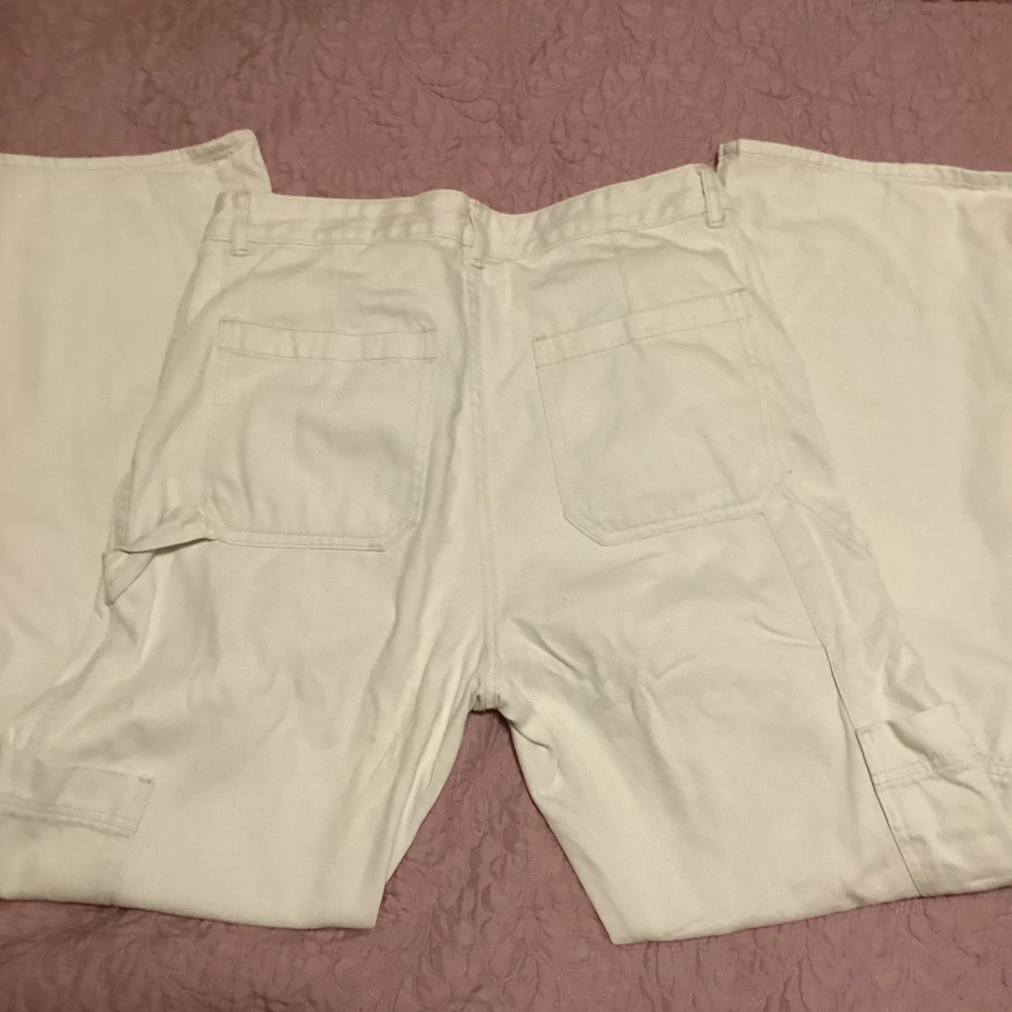 Snygga vita cargo pants  - 90