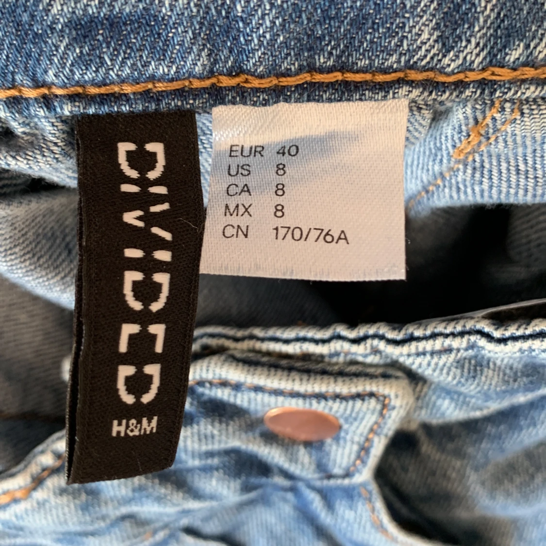 Blå jeanskjol  - 34