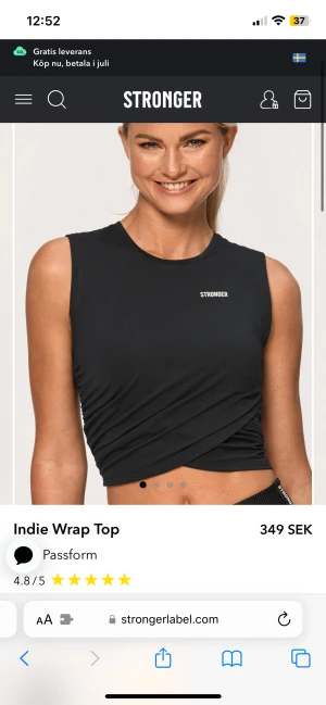 Stronger linne - Säljer detta från stronger, aldrig använt💘köpte för 349kr 