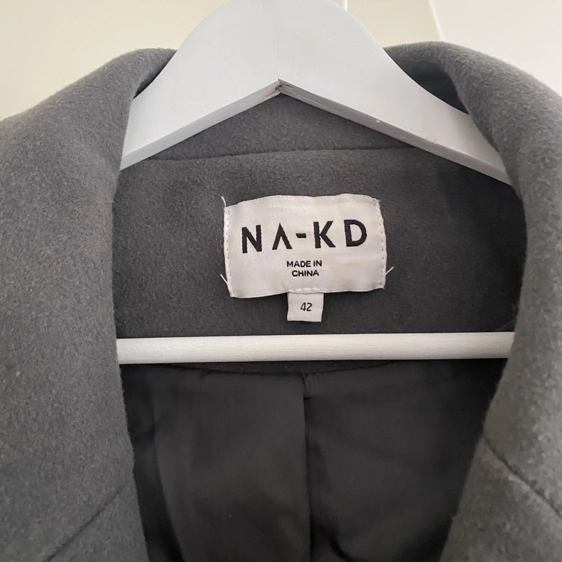 Grå oversized kappa - 91