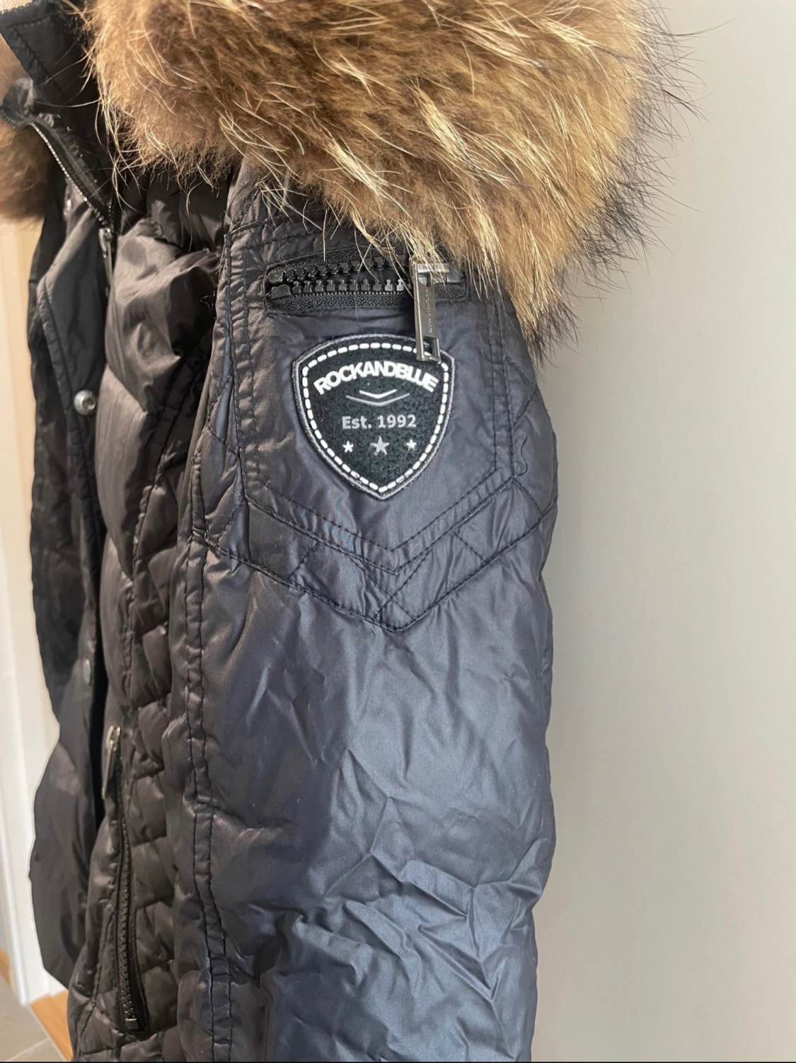 Rockandblue vinterjacka med äkta päls - 90