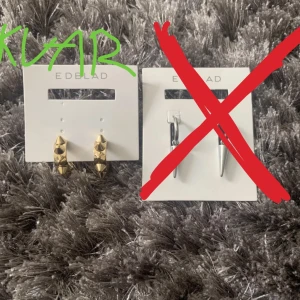 Edblad - Guldiga Edblad örhängen-helt nya och har aldrig använt eller testat.