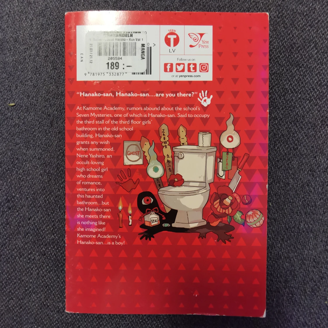 Toilet-bound hanako kun manga Vol 1 - 90